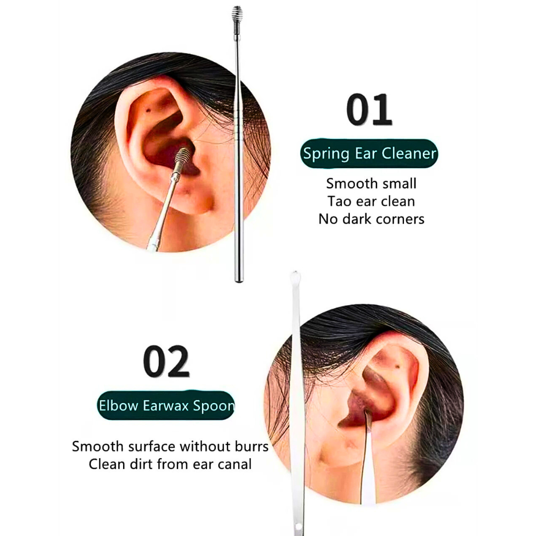 ClearEar™ - Ear Wax Removal Kit (6-Piece Set) 🌿👂