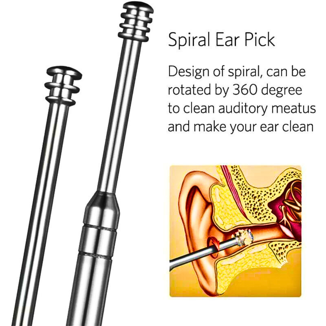 ClearEar™ - Ear Wax Removal Kit (6-Piece Set) 🌿👂