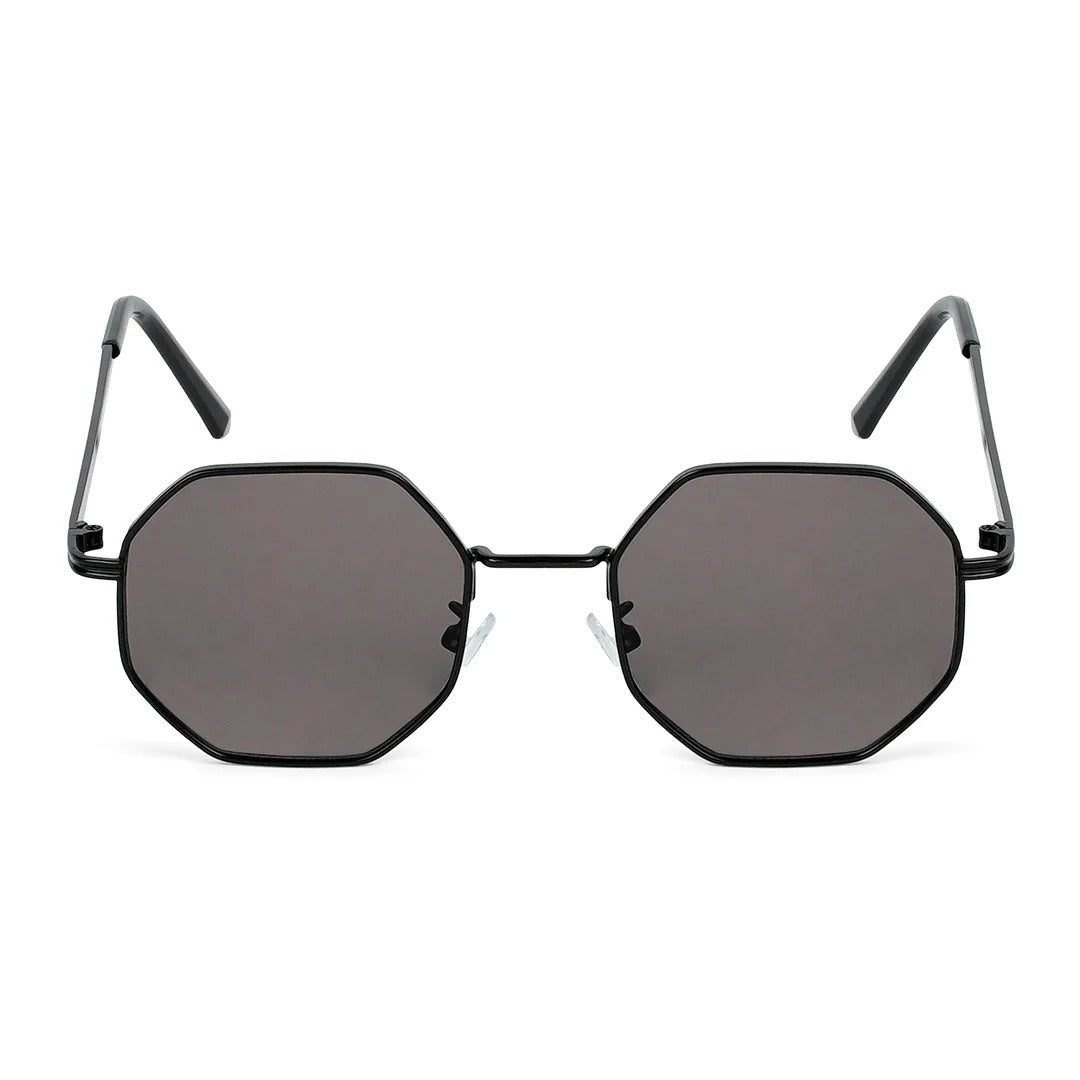 Srk* Special Octagon Black Sunglass