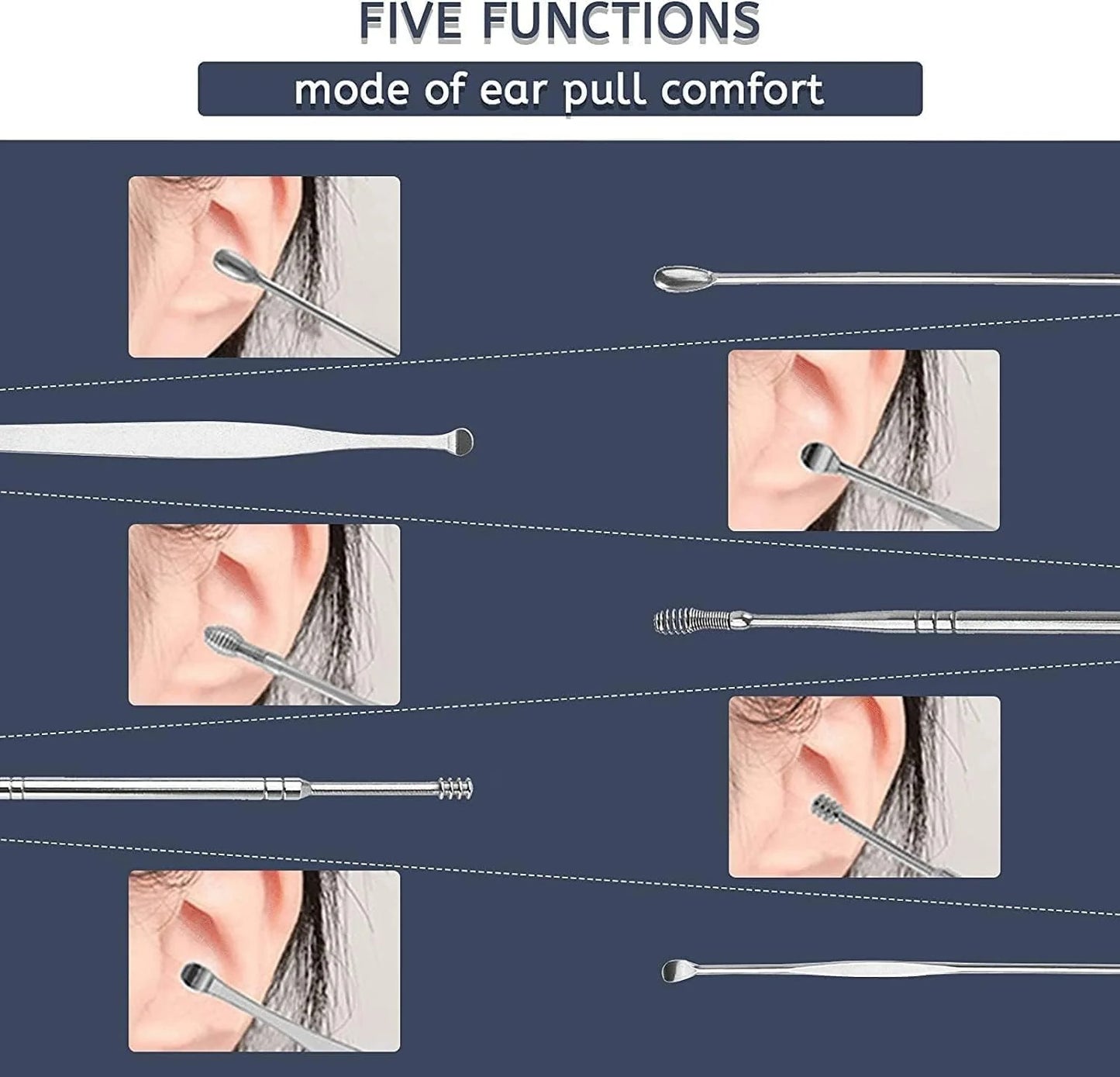 ClearEar™ - Ear Wax Removal Kit (6-Piece Set) 🌿👂
