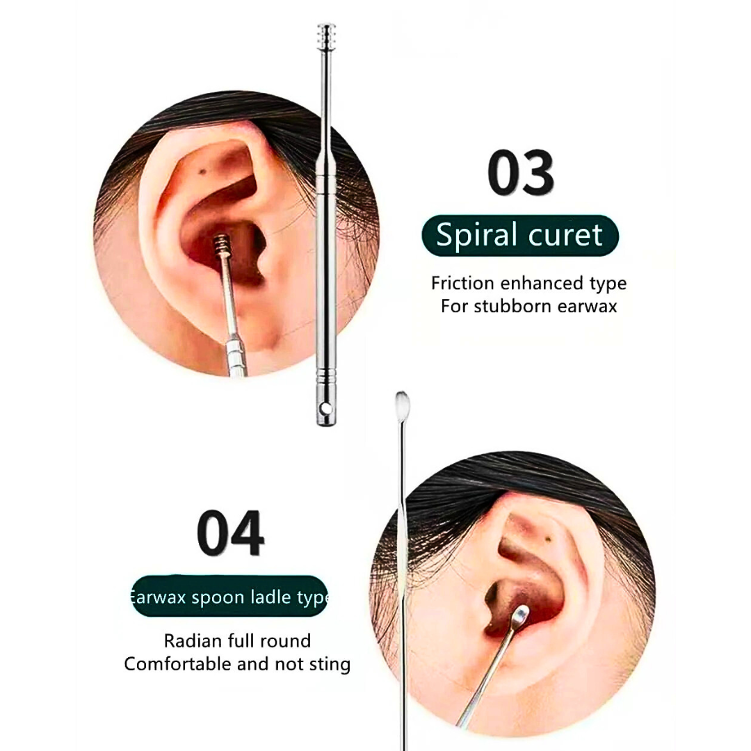 ClearEar™ - Ear Wax Removal Kit (6-Piece Set) 🌿👂