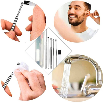 ClearEar™ - Ear Wax Removal Kit (6-Piece Set) 🌿👂