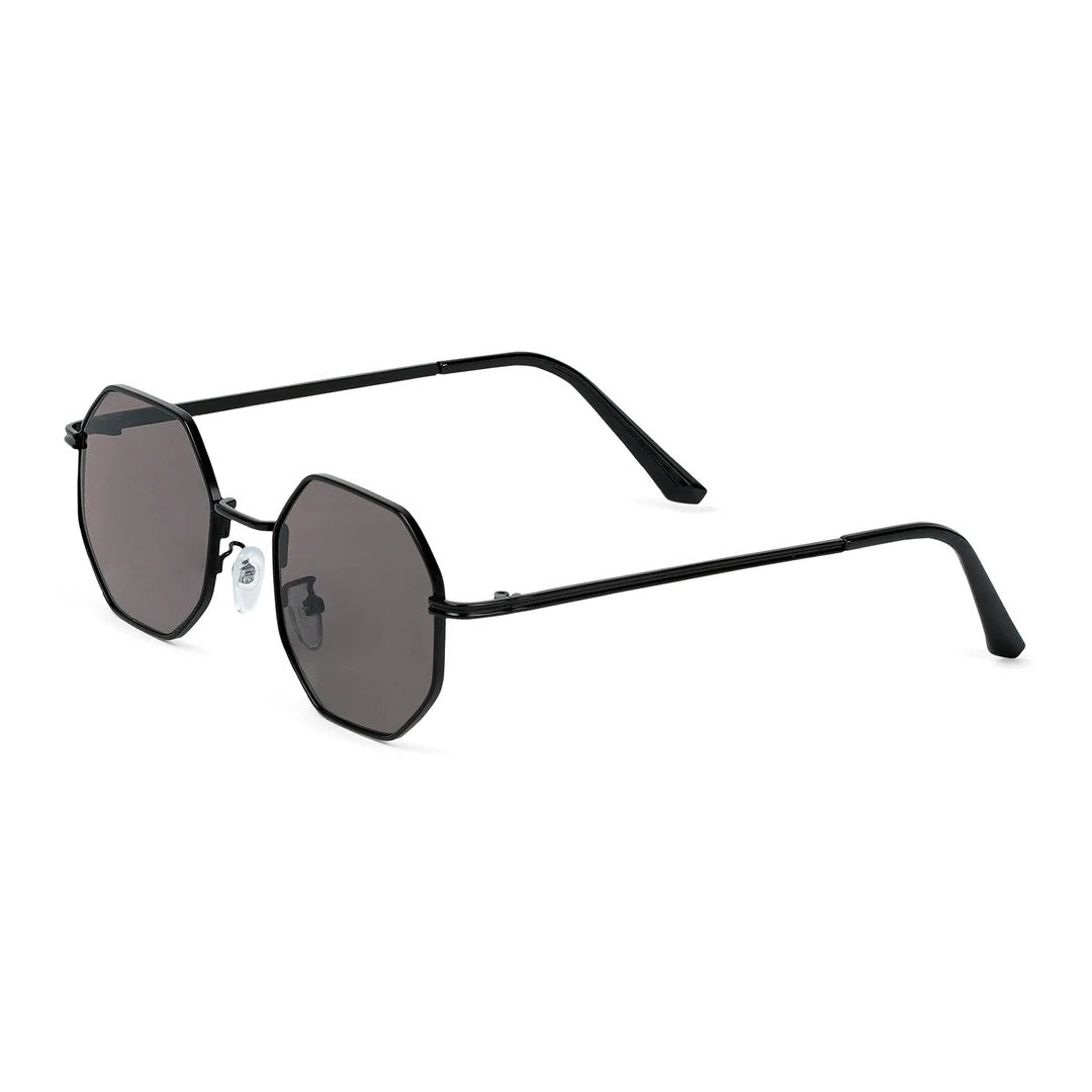 Srk* Special Octagon Black Sunglass
